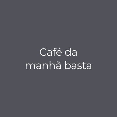 Café da manhã basta [Foto]